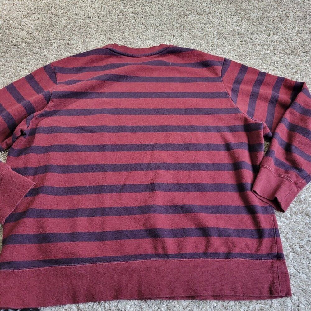 Niike Sportswear Sweatshirt Mens 3XL Red Striped Lebron Pocket Crewneck Long Slv - Picture 8 of 11